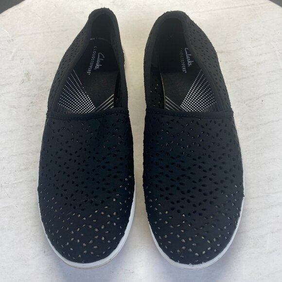Clarks Women's US Size 10 M Breeze Emily Slip-On Black Shoes,Comfort‎ - Picture 10 of 14
